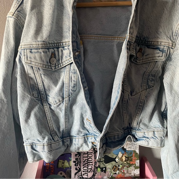 Free People Brando Denim Jacket in Malta Wash - Picture 3 of 8